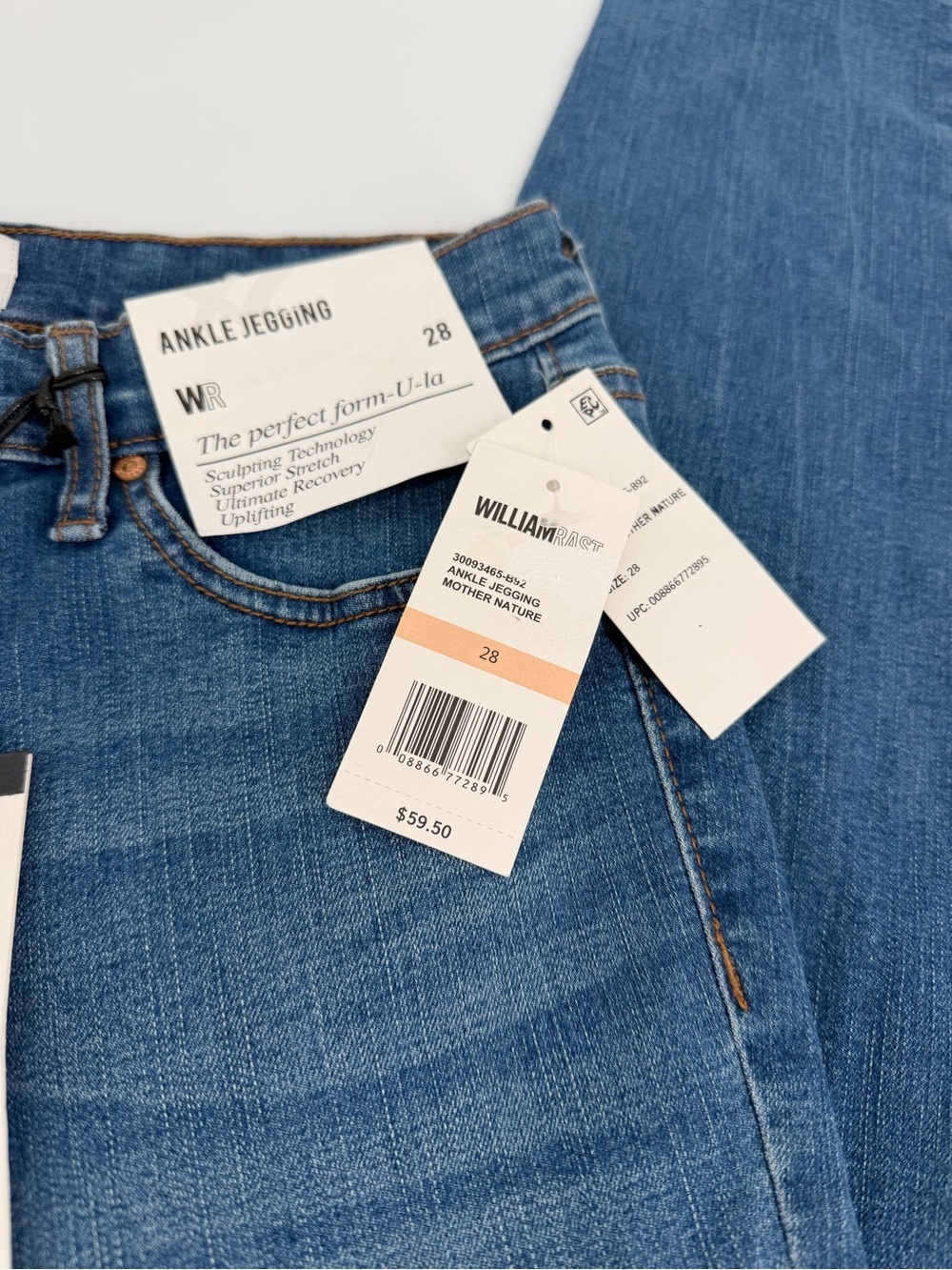 William Rast Womens Ankle Jegging Jeans Size 28 Mother Nature NWT Stretch - Picture 7 of 16